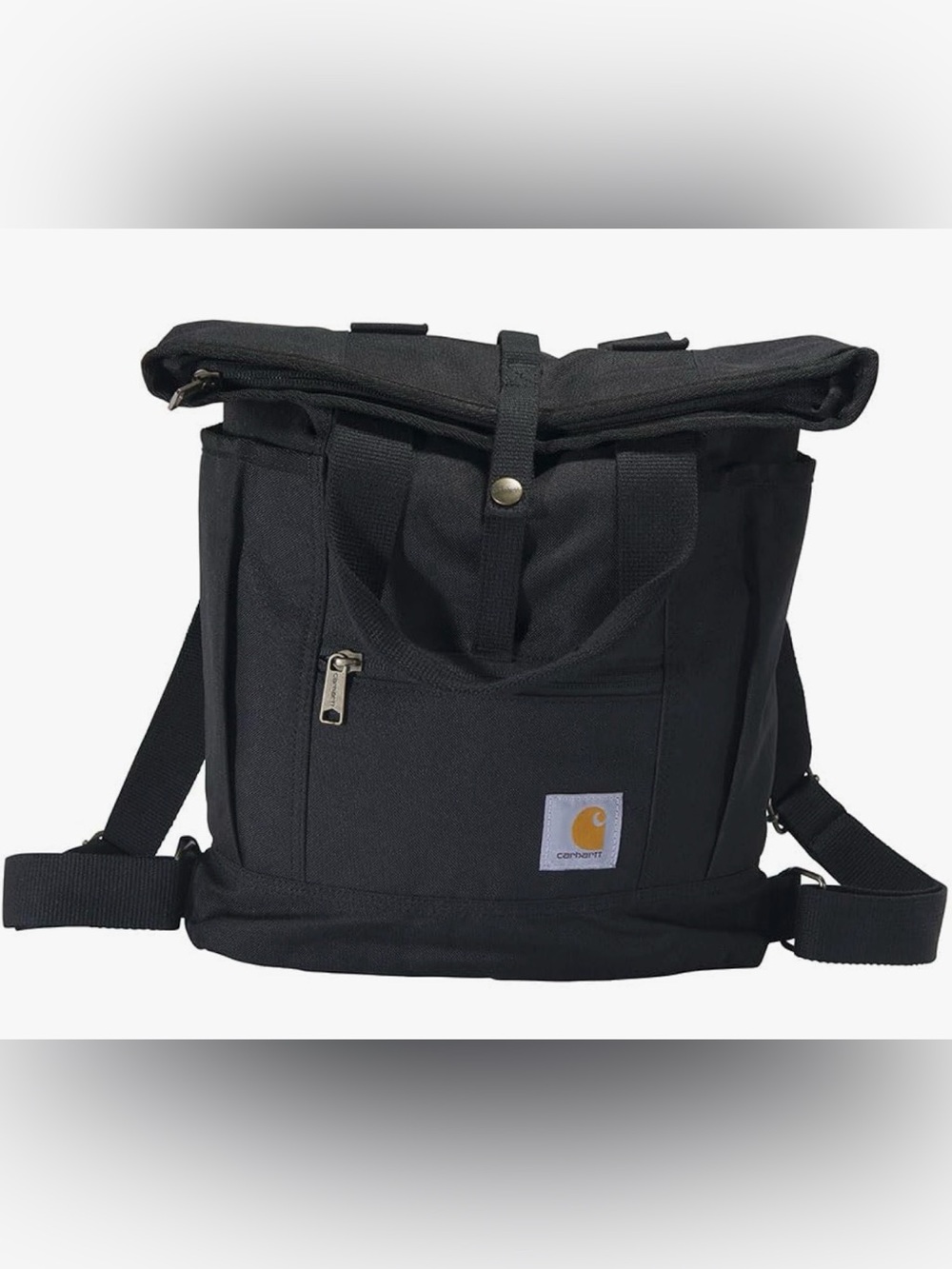New Carhartt Gear Convertible Backpack Tote - One Size Fits All - Black